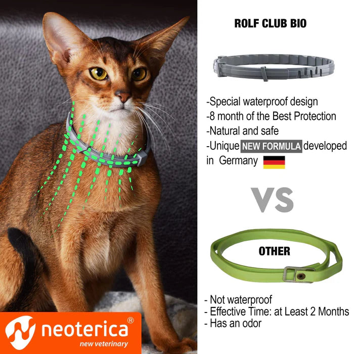 Natural Flea & Tick Collar For Cats 6 Months Control Of Best